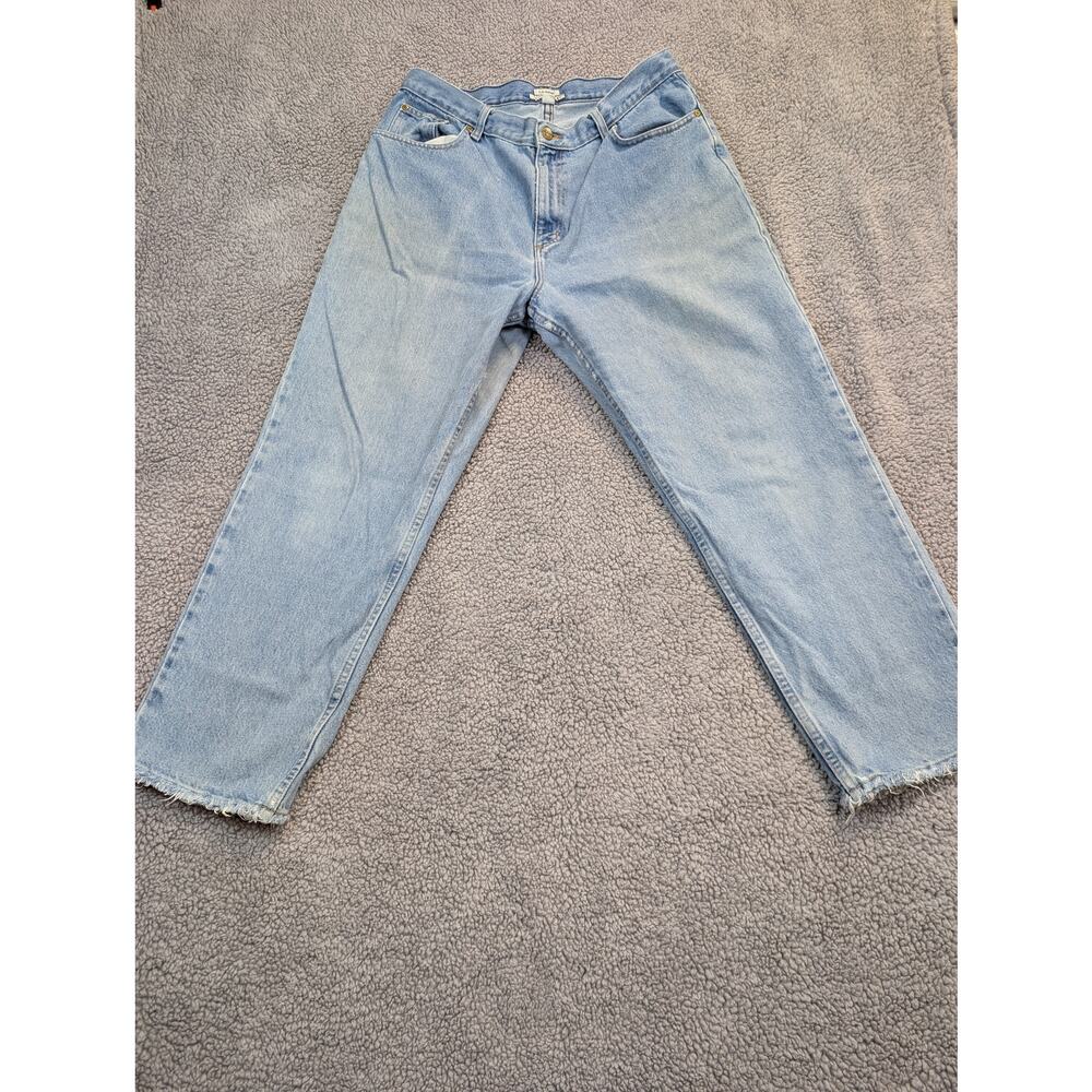 LL Bean Jeans Women's Size 16 Pet Light Blue Original Fit/ Relaxed (0506)